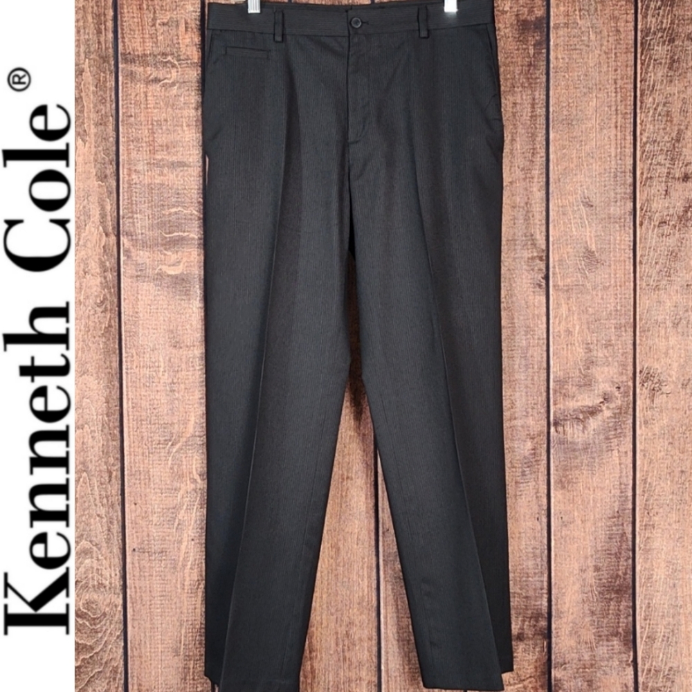 32x30 Pinstripe Black Modern Fit Mens Dress Pants Like New